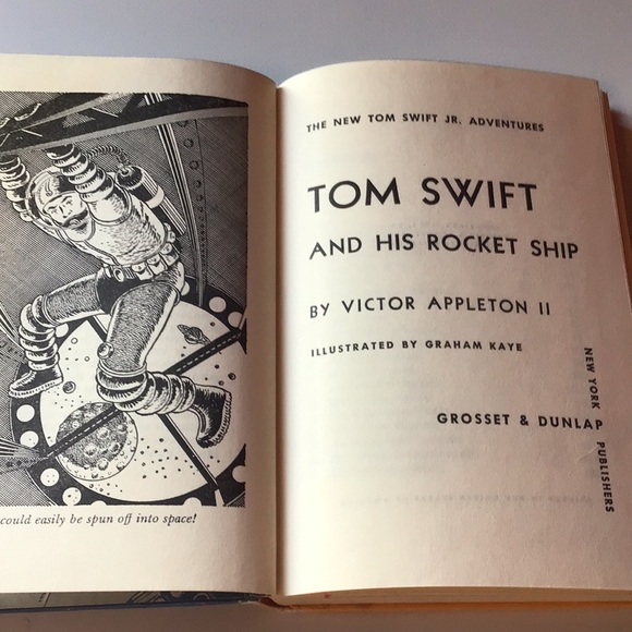 Tom Swift and His Rocket Ship book by Victor Appleton HC Grossett & Dunlap 1954 - Picture 6 of 11